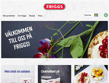 Tablet Screenshot of friggs.se